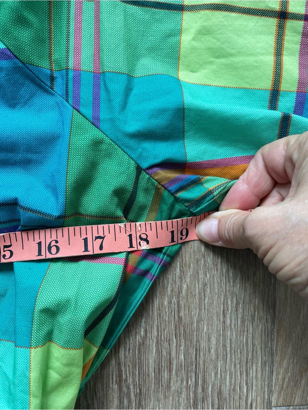FRANCES VALENTINE DORIS CARTER MADRAS DRESS - Picture 12 of 13